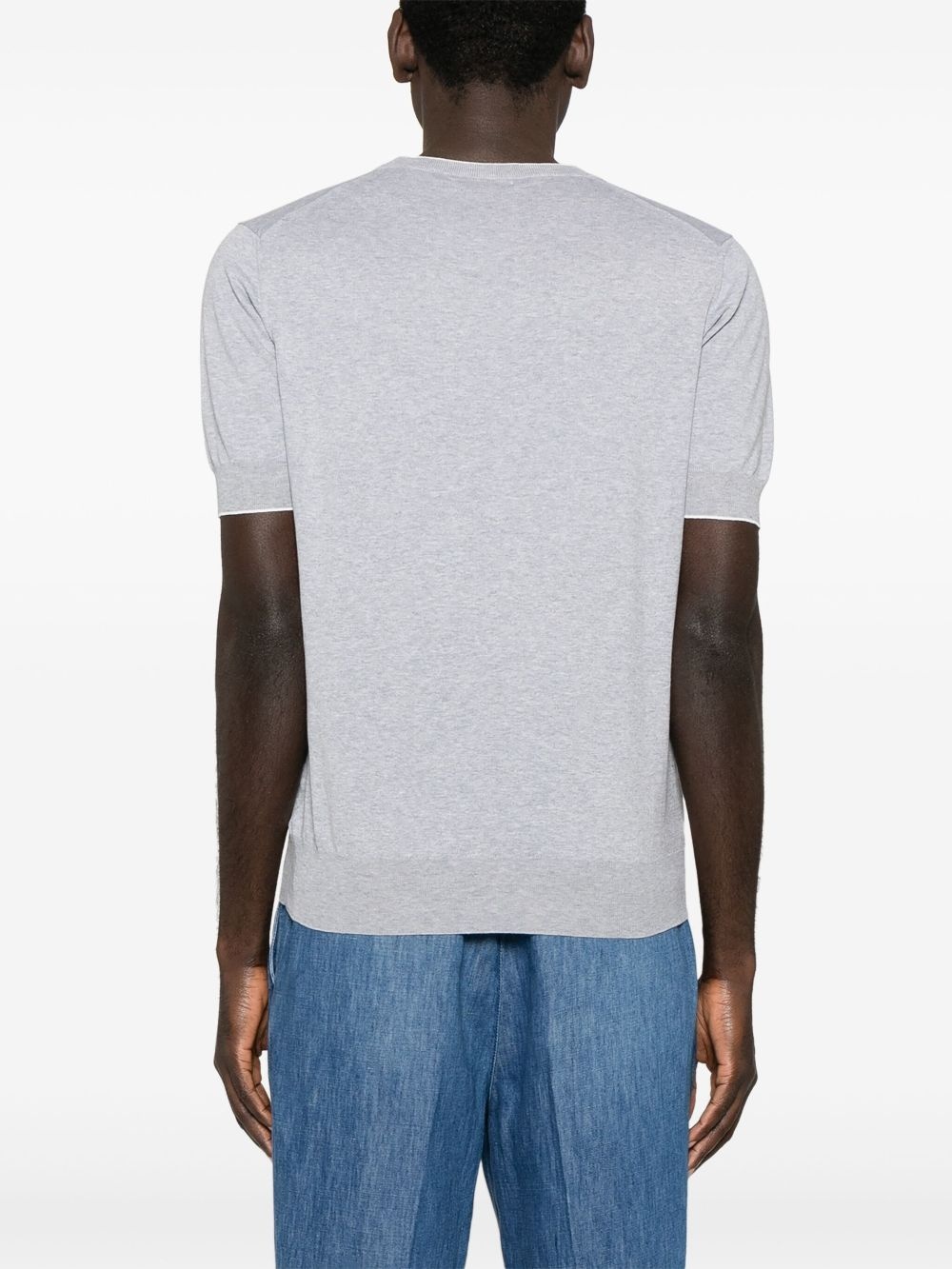 fine-knit T-shirt - 3