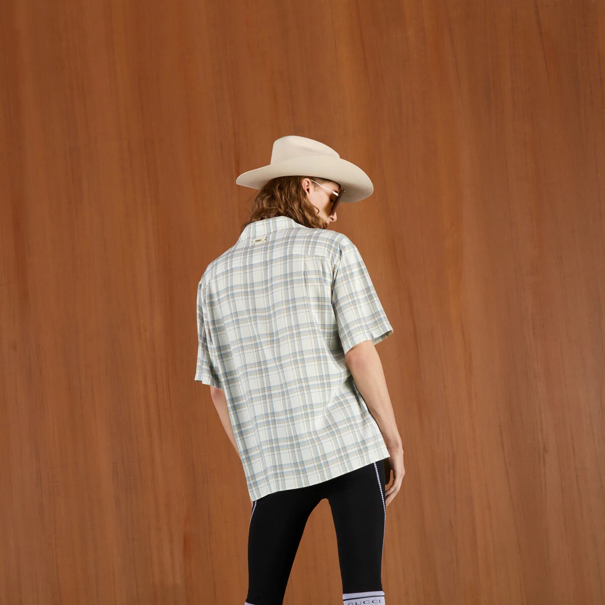 Viscose check bowling shirt - 7