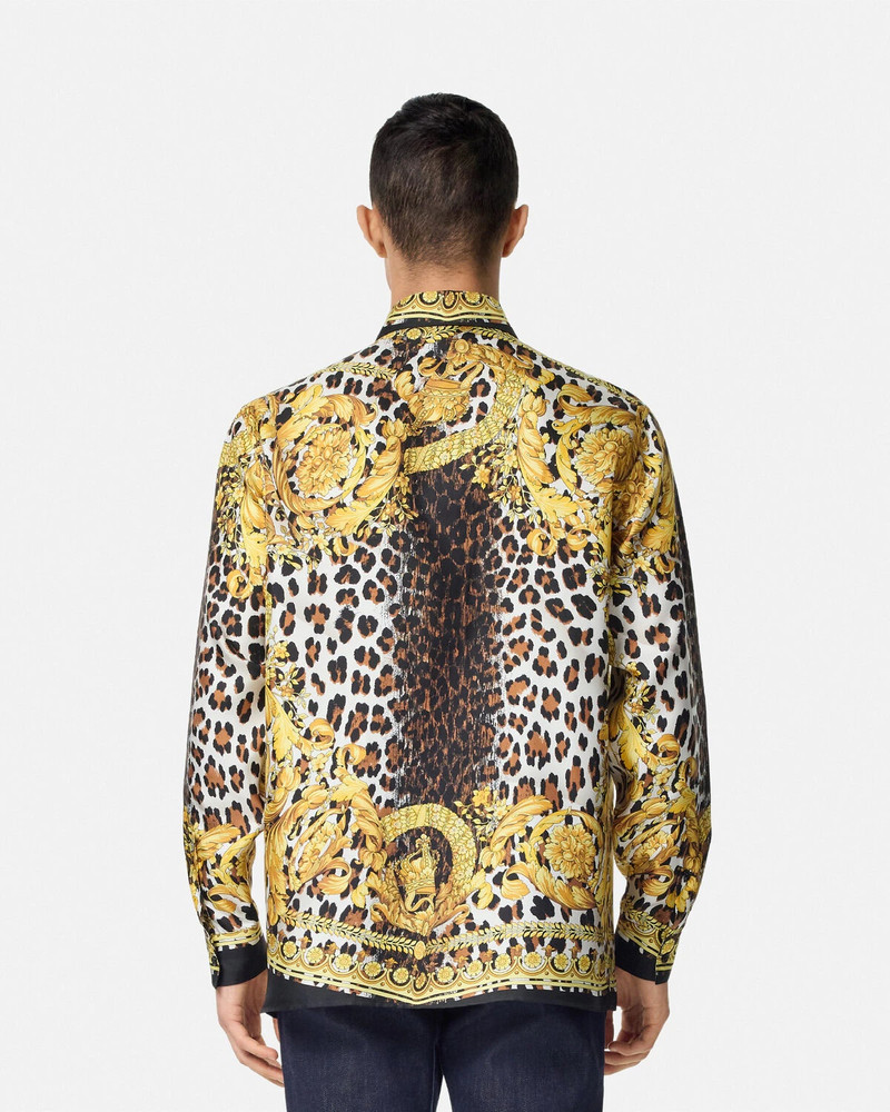 Wild Barocco Illusion Silk Shirt 5