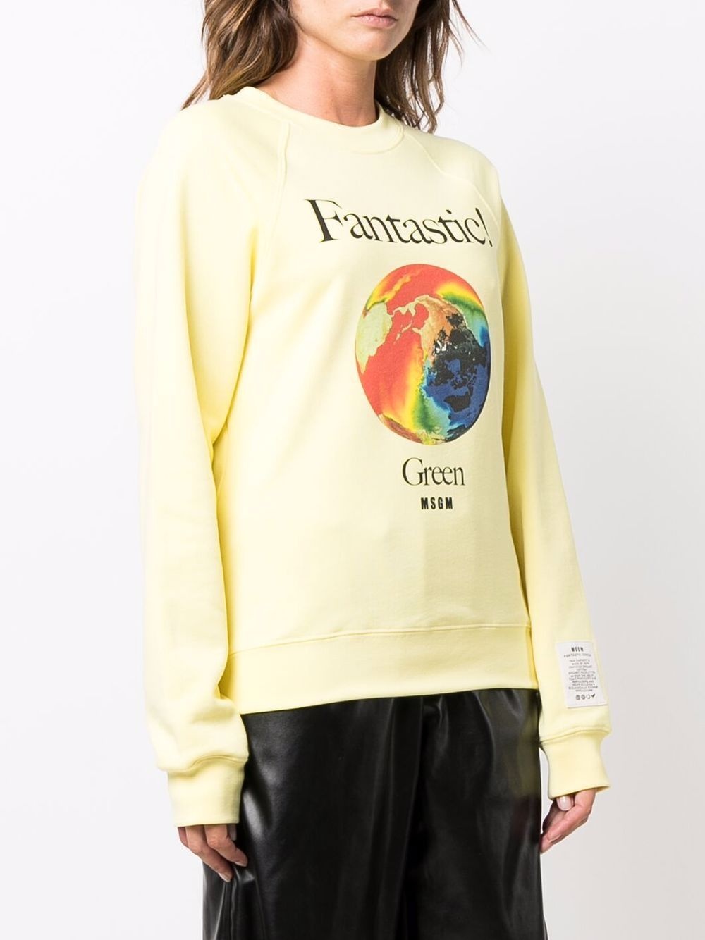 Fantastic logo-print crew neck sweatshirt - 3