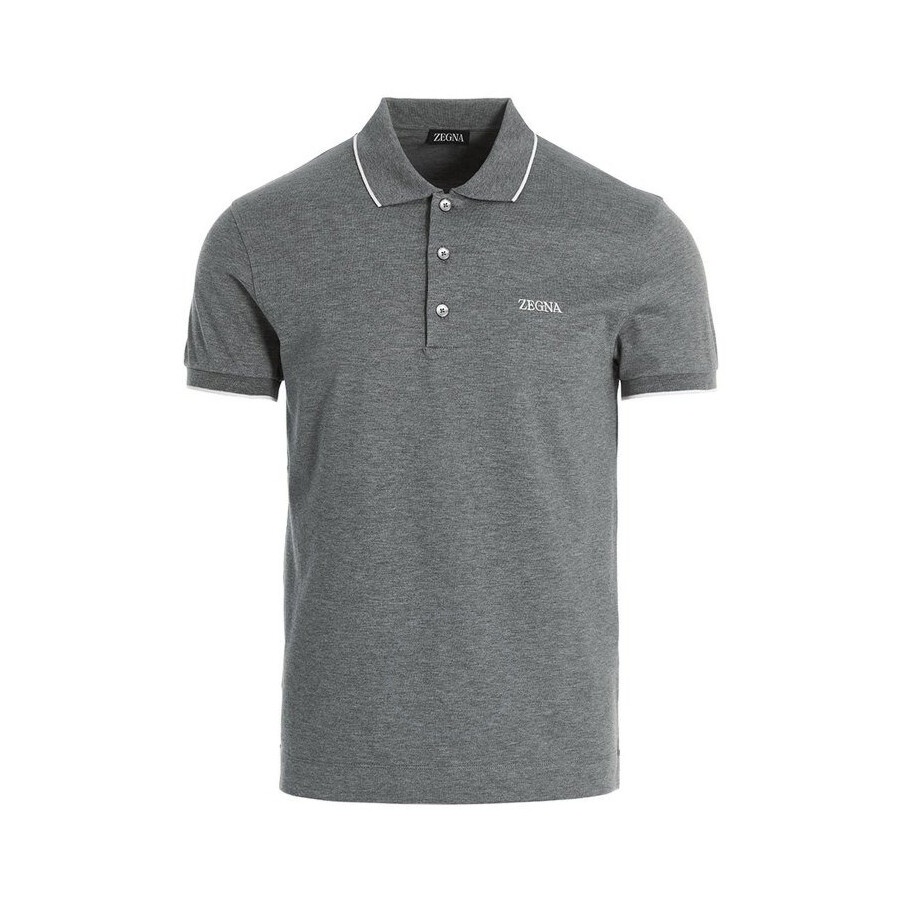 Ermenegildo Logo Embroidery Polo Shirt - 1