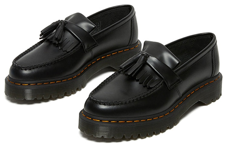 Dr. Martens Adrian Bex Smooth Leather Tassel Loafers 'Carbon Black' 26957001 - 3