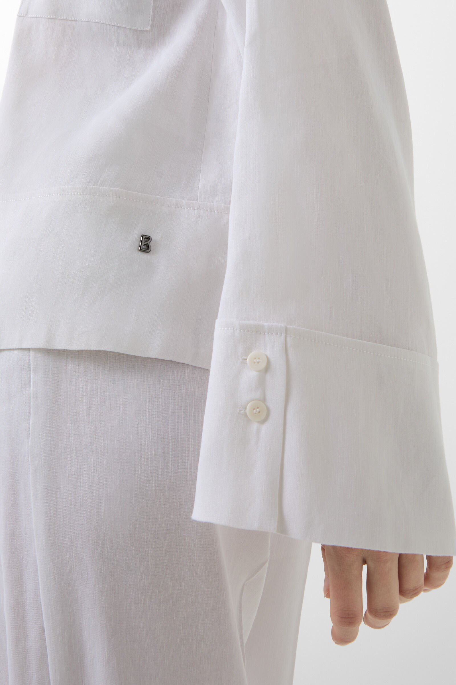 Ronda blouse in White - 6