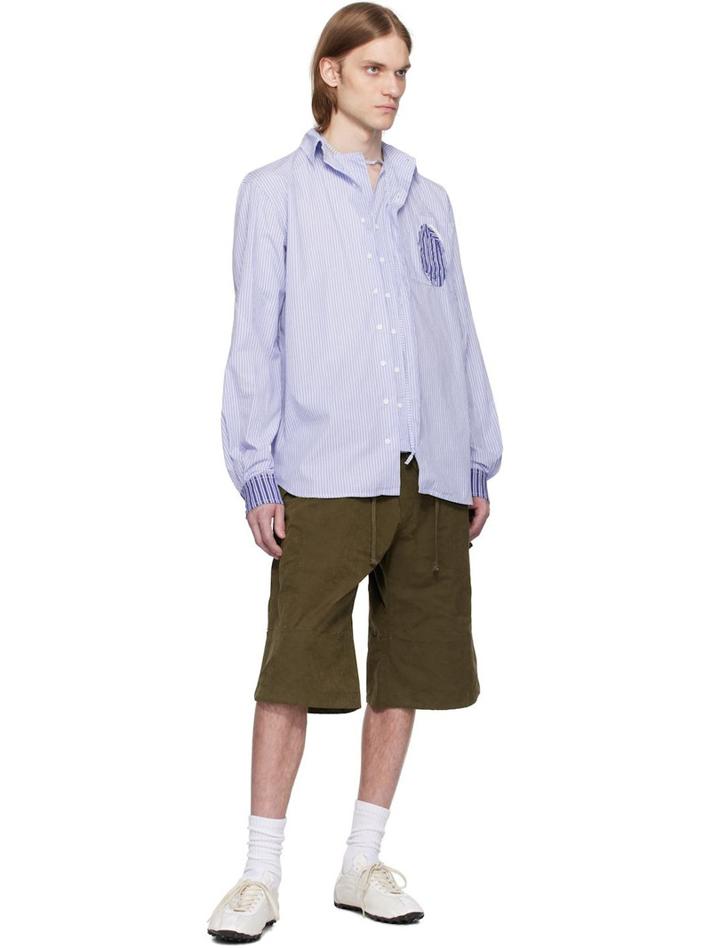 OTTOLINGER Blue Oversized Shirt outlook