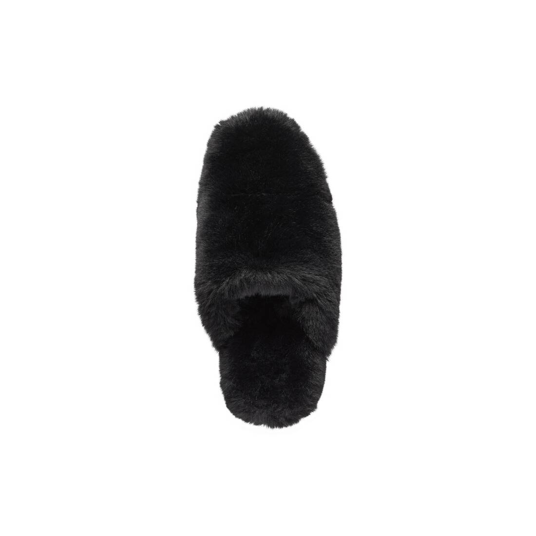 Men's Teddy Mule  in Black - 6