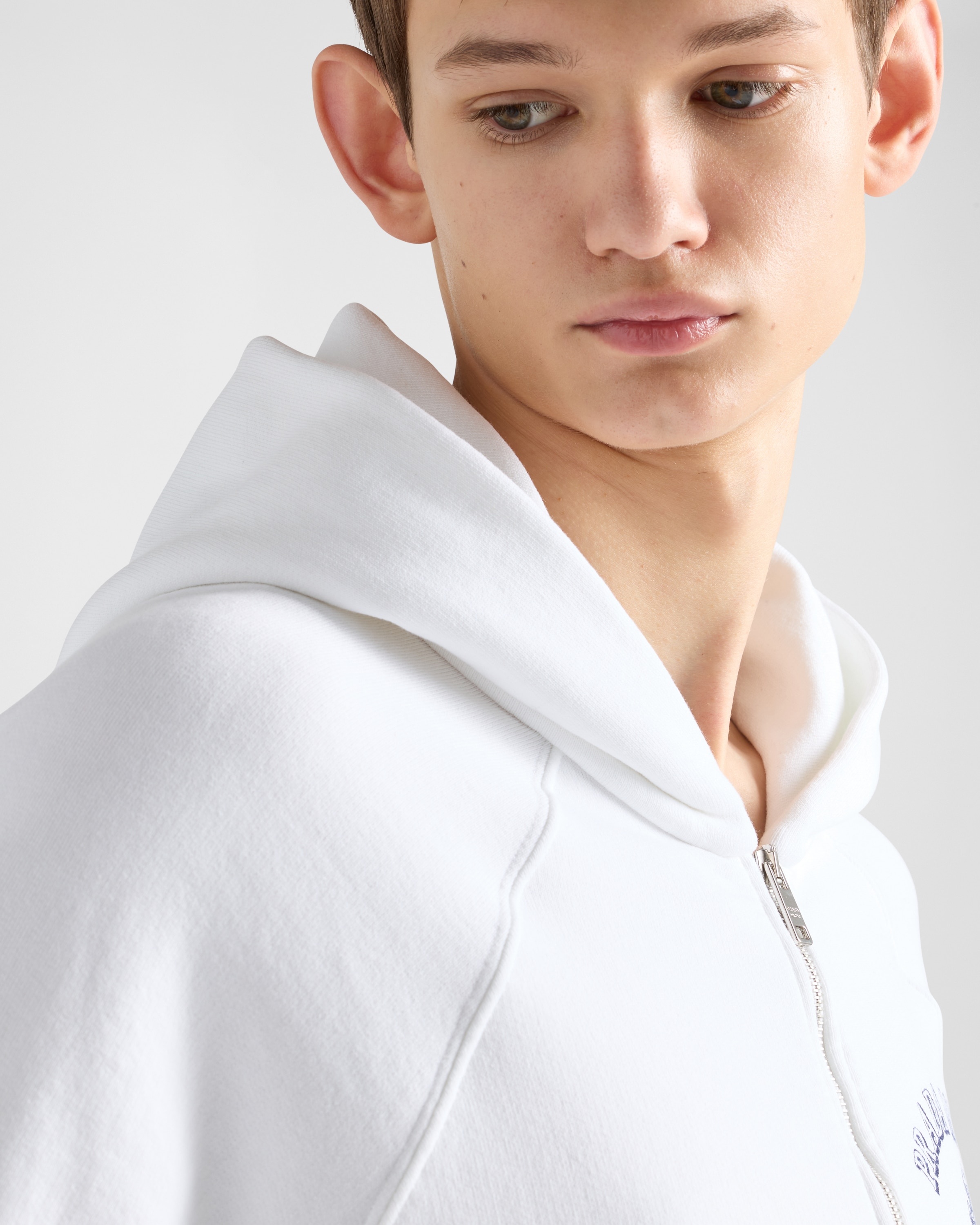 Cotton fleece hoodie - 6
