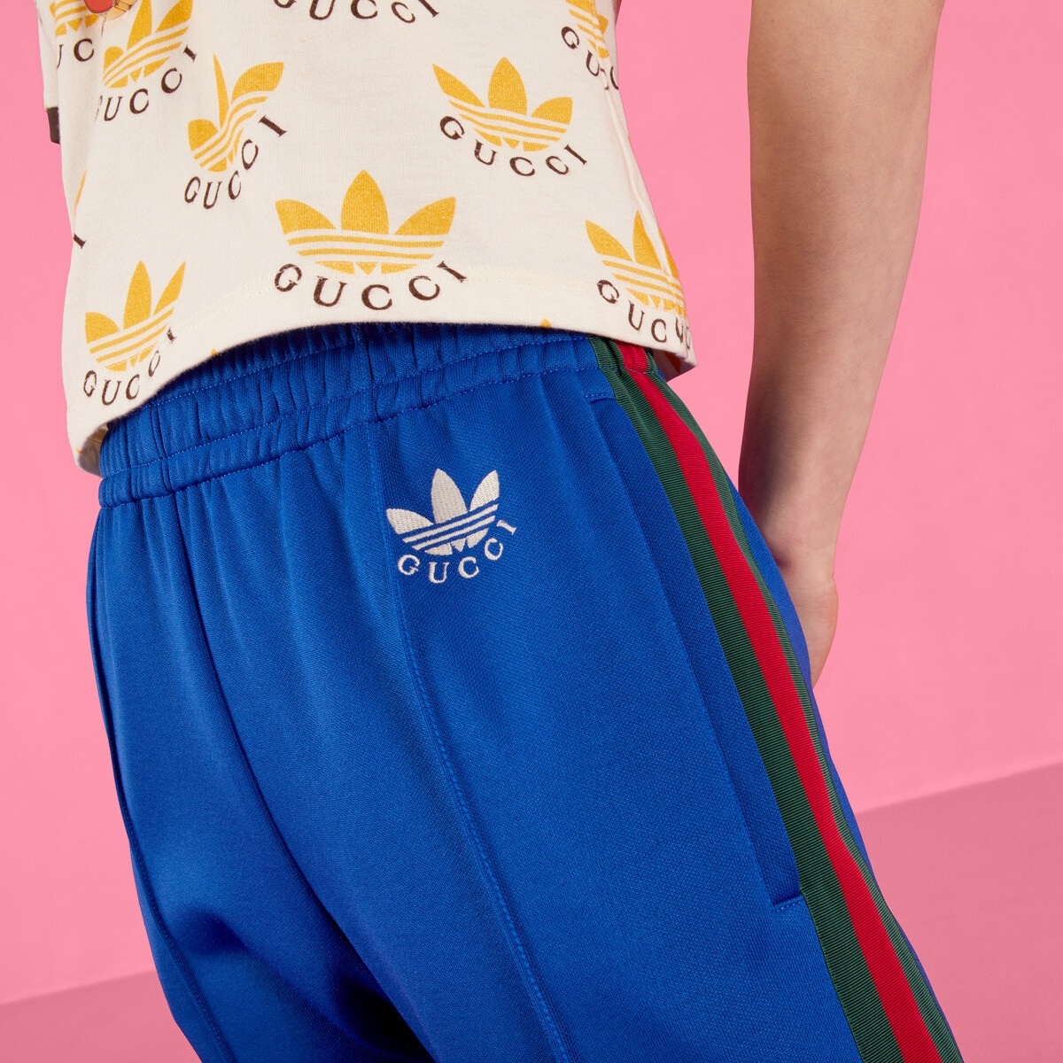 adidas x Gucci flared jogging pants - 5