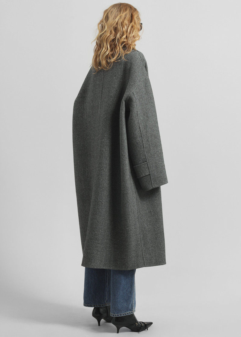 Knole Wool Coat - Grey 10
