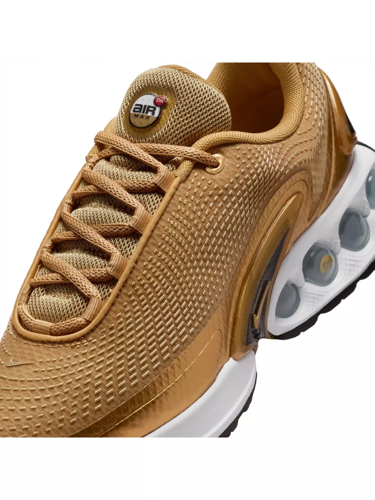 Air Max Dn Premium "Metallic Gold/Black/White" Women's Shoe - 9