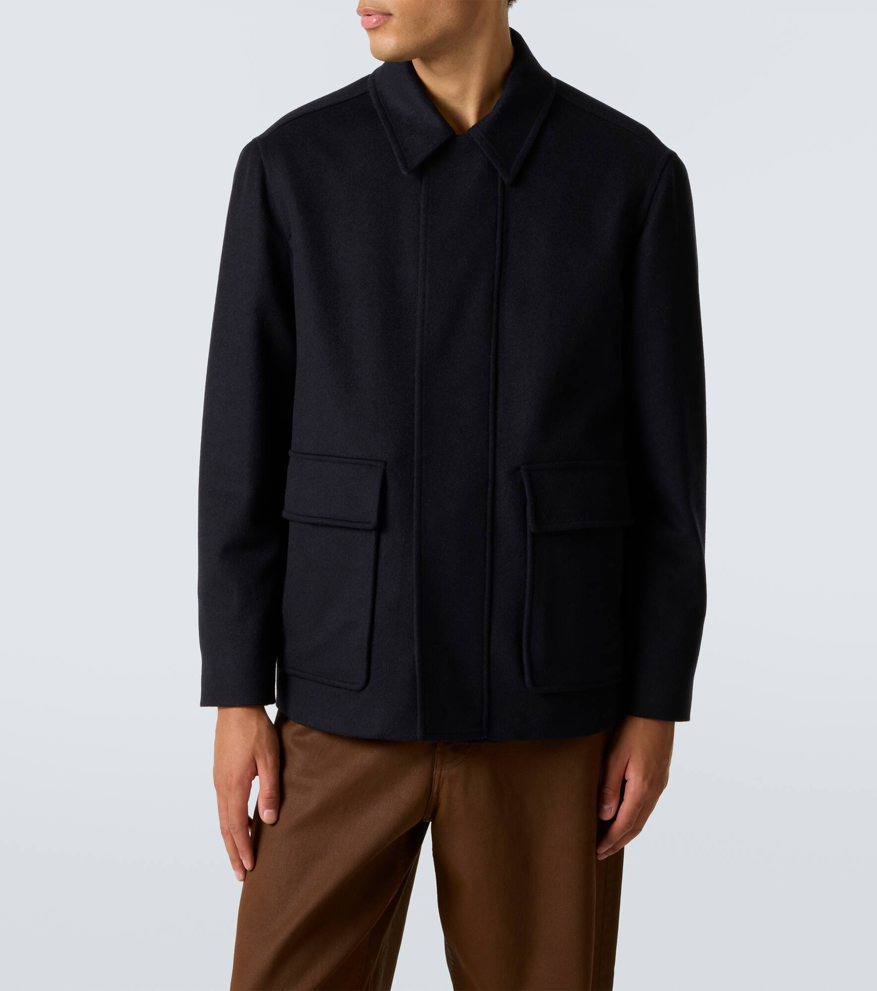 Virgin wool blouson jacket - 3