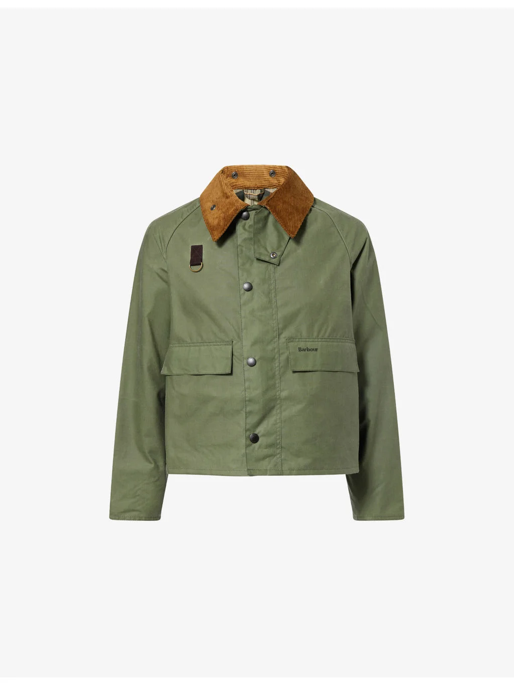 Spey Cropped Waxed-Cotton Jacket - 1
