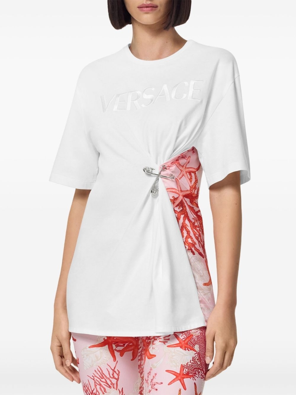 Barocco Sea safety-pin T-shirt - 3