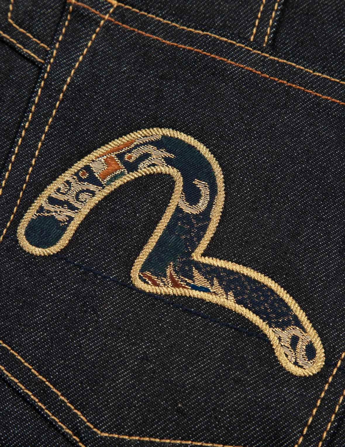 Brocade and Seagull Multi-Pocket Carrot Fit Jeans #2017 - 11