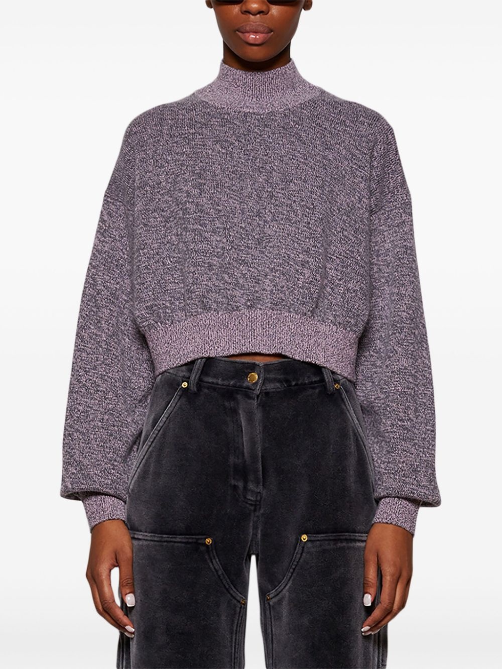 cropped jumper - 3