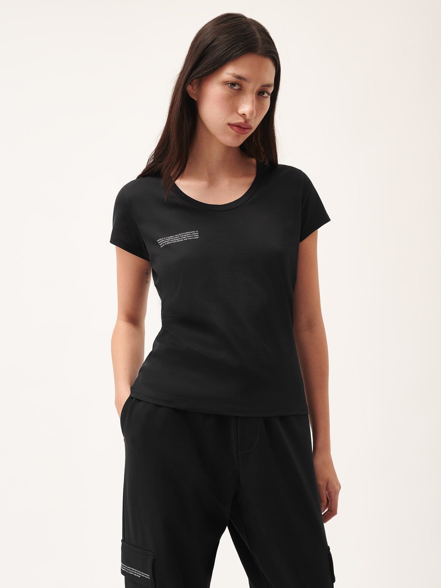 Women's 365 Lightweight Scoop Neck T-Shirt - Black - 2