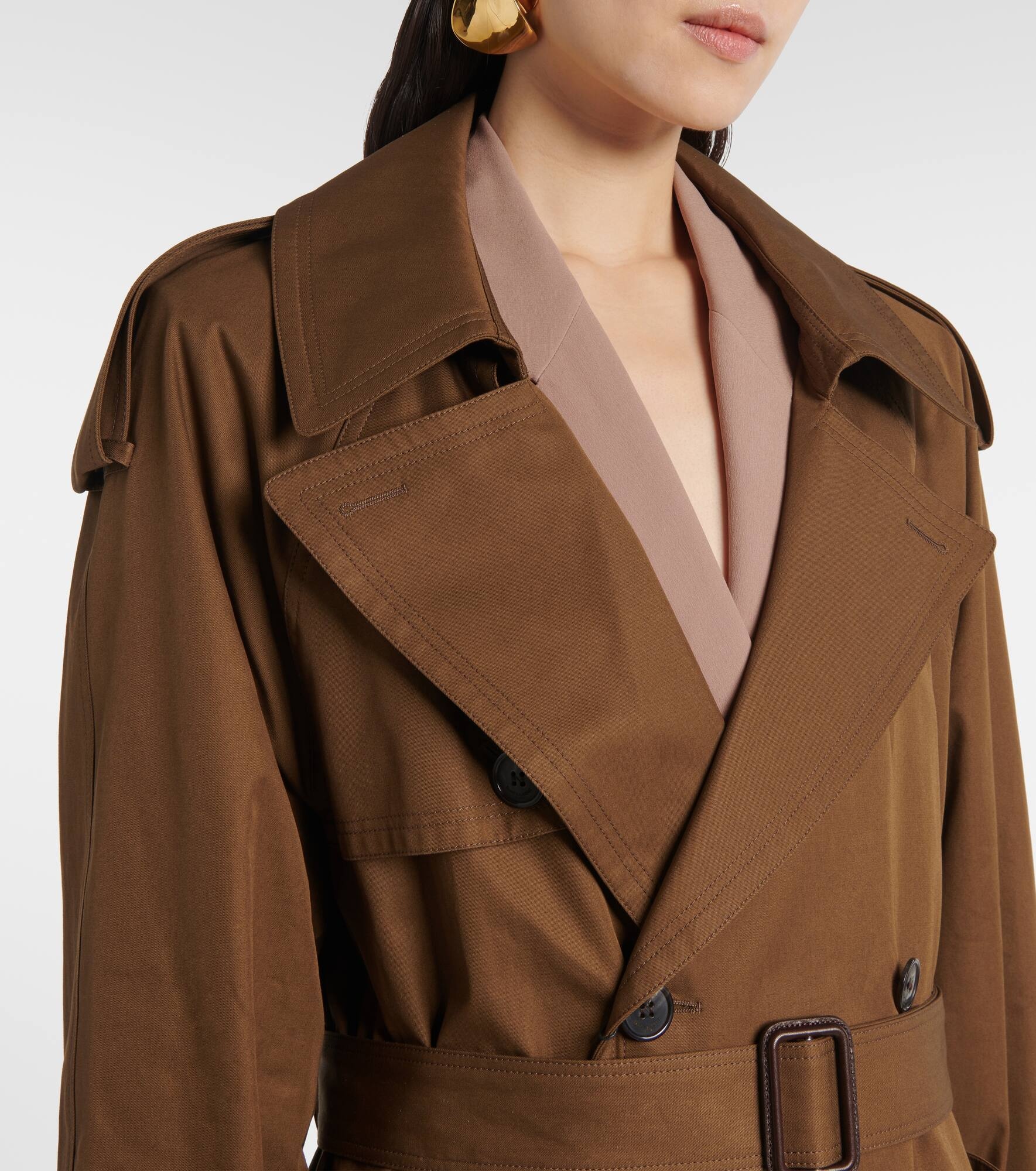 Cotton trench coat - 4