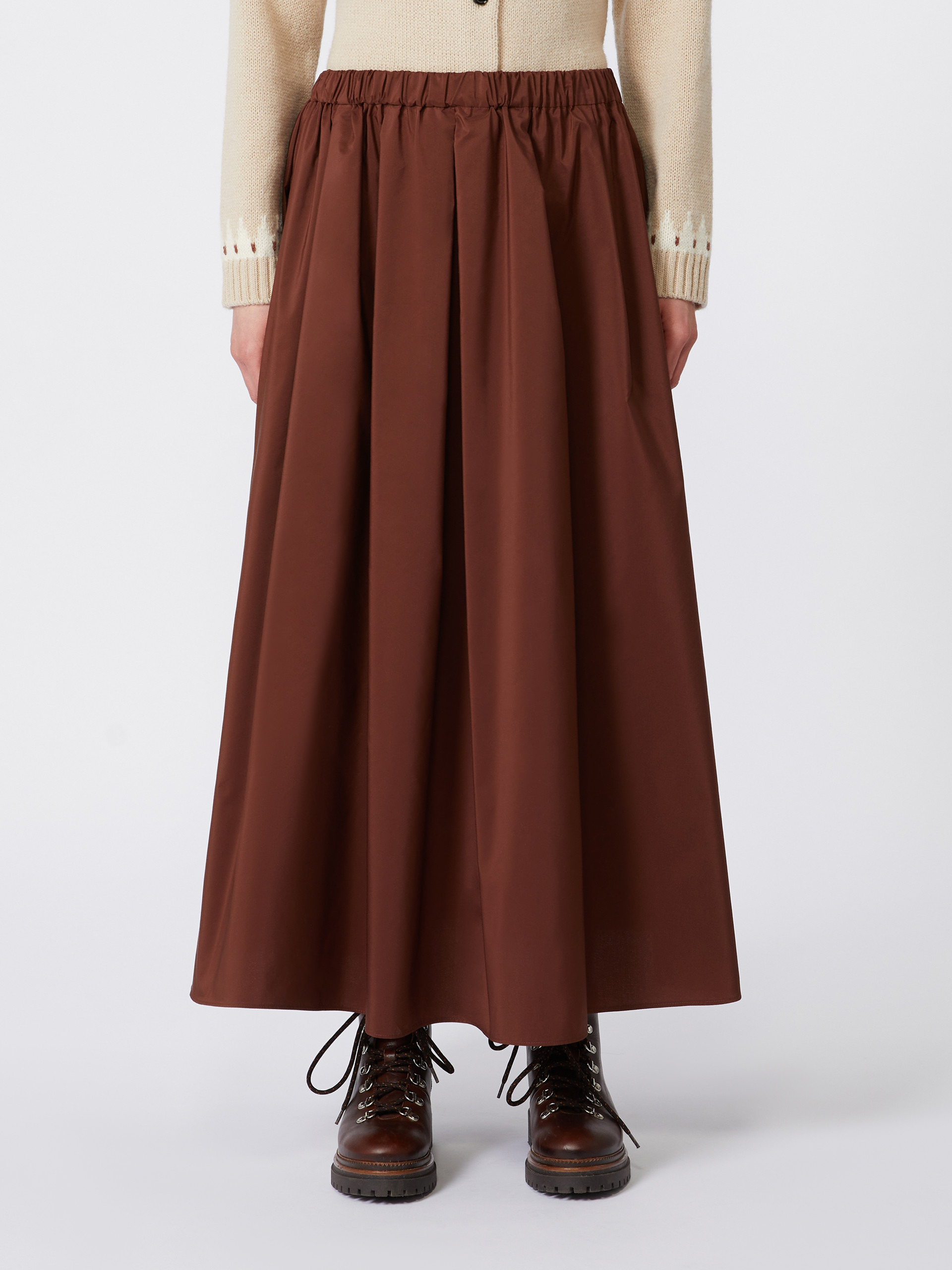 BRUNO1234 Long taffeta skirt - 3