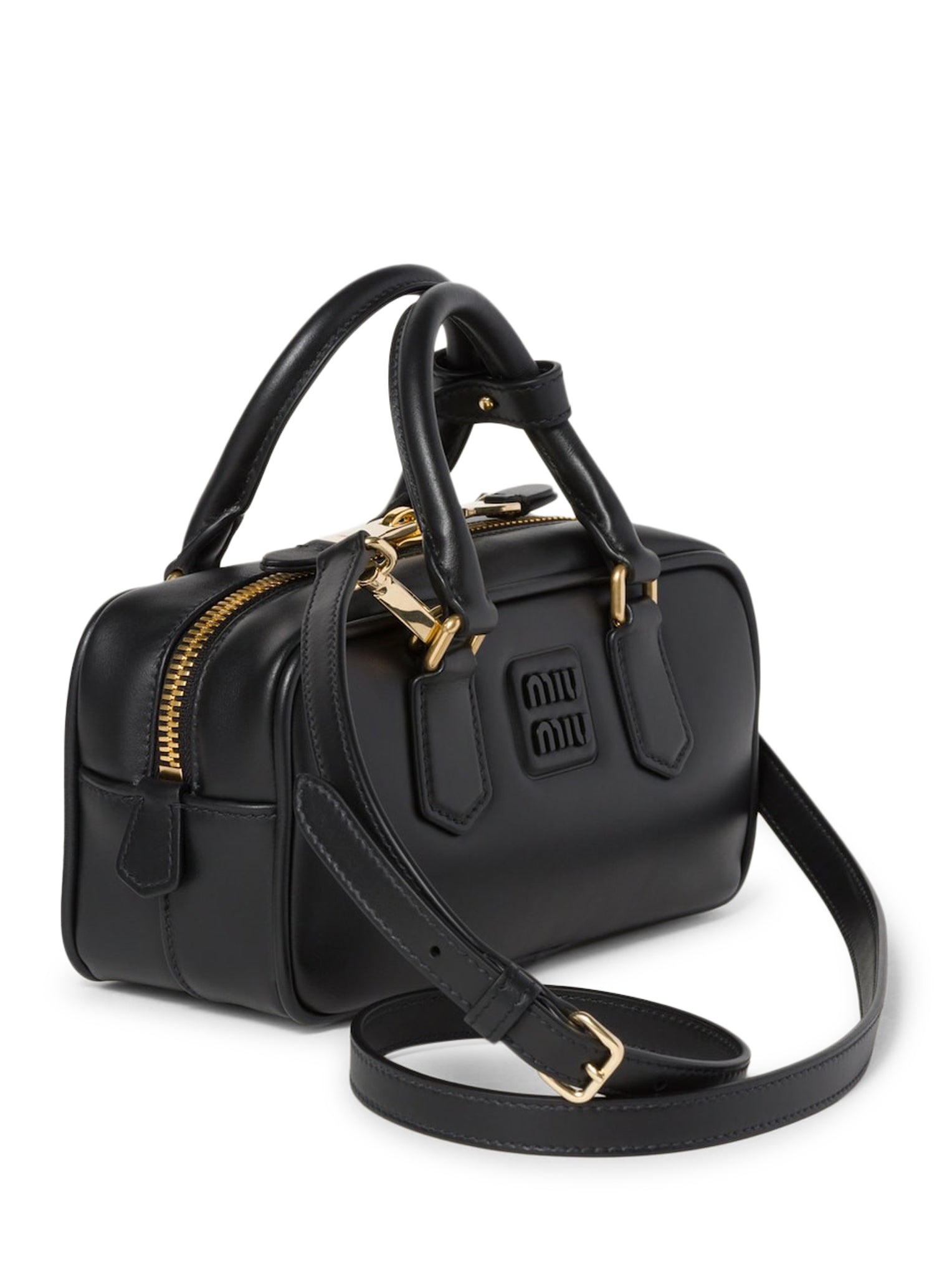 ARCADIE SMOOTH LEATHER BAG - 3