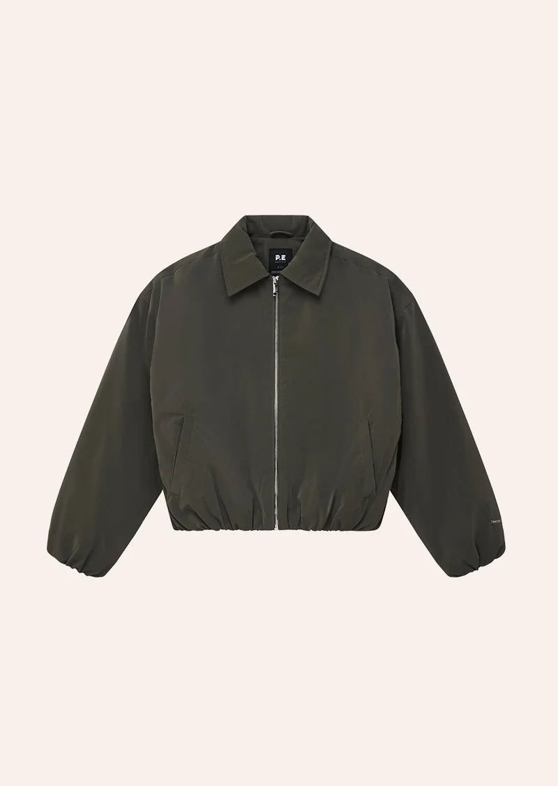 STUDIO JACKET IN DARK OLIVE - 1