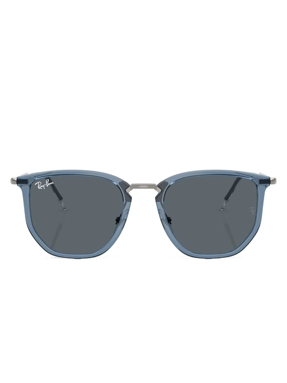 geometric-frame sunglasses - 1