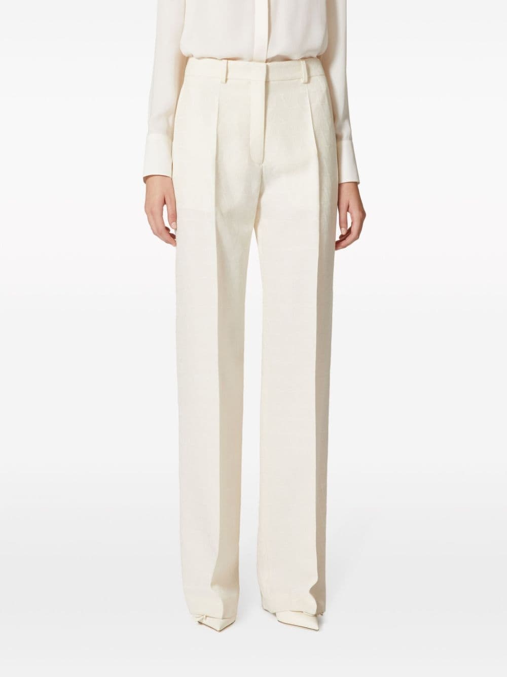 Toile Iconograph-jacquard Crepe Couture trousers - 3