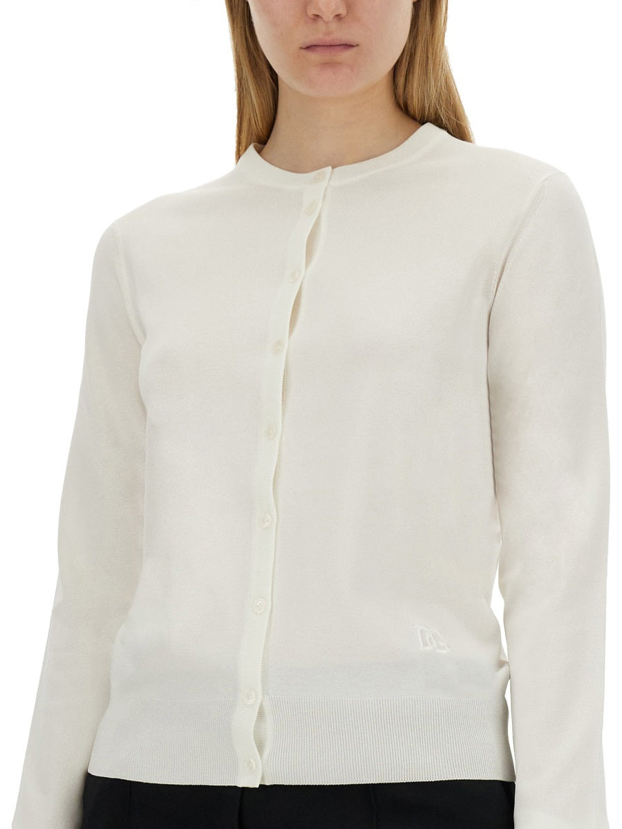Dolce & Gabbana Women Cardigan With Lace Inlays - 4