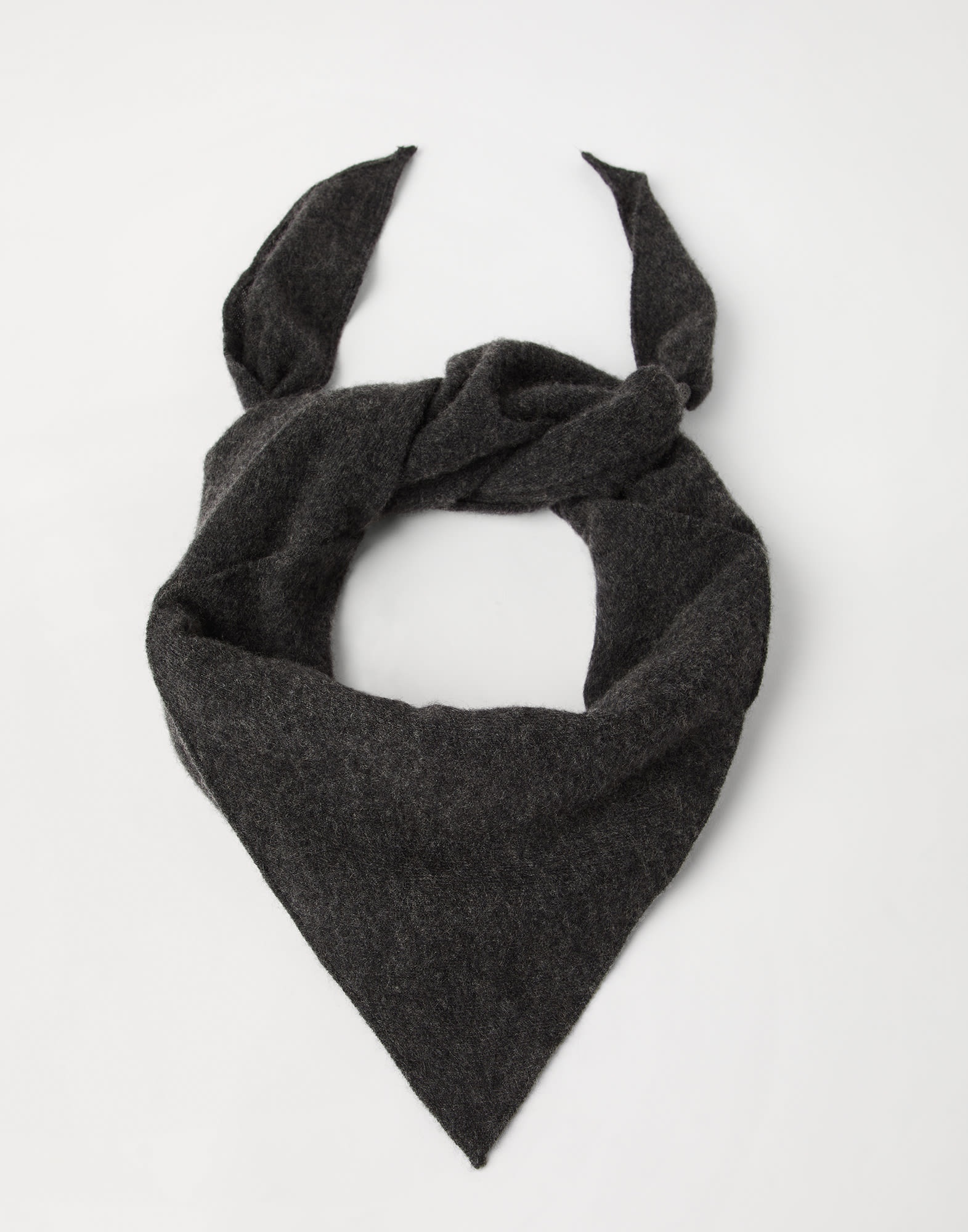 Cashmere scarf with shiny details - 1
