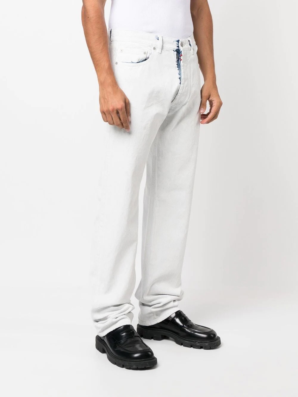 painted-design straight leg - 3