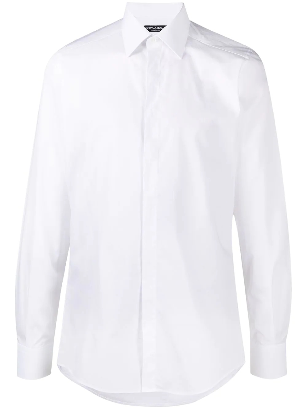 concealed button placket shirt - 1