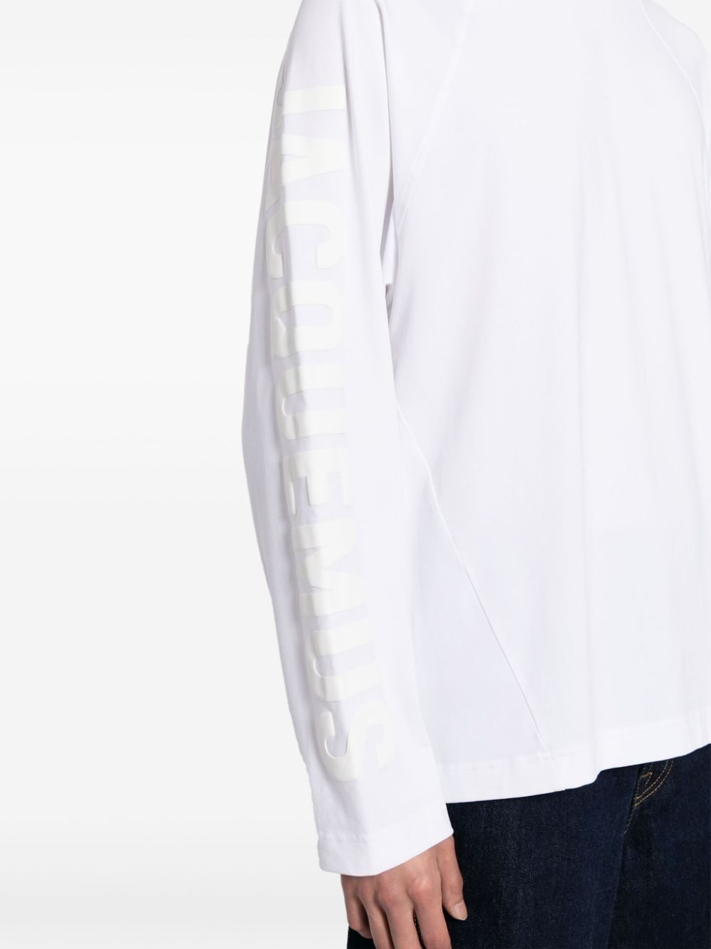 Le t-shirt Typo long-sleeve cotton T-shirt - 5
