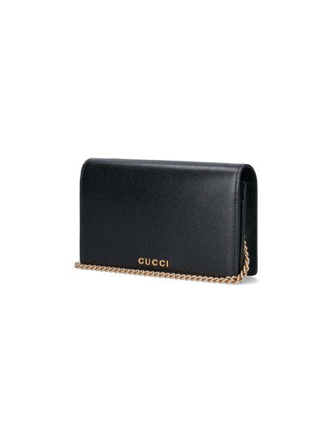 Gucci Women Logo Shoulder Strap Wallet - 2