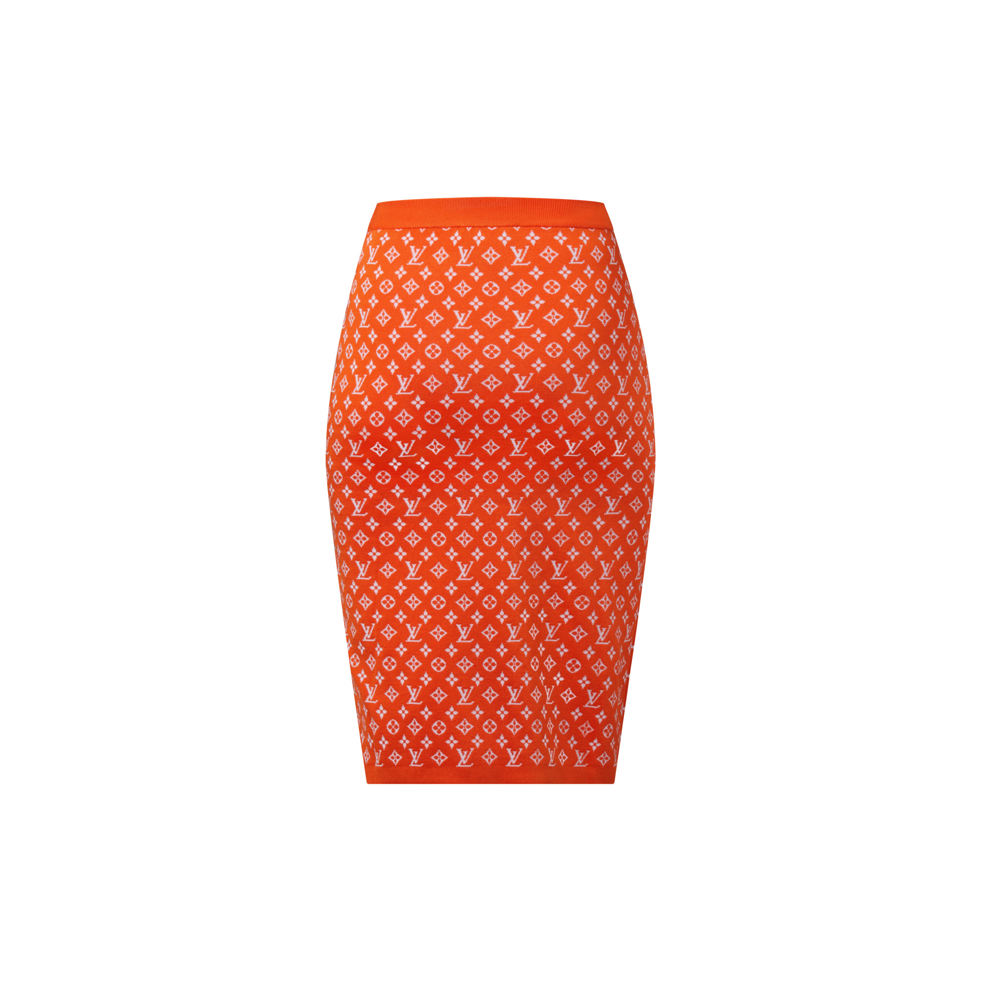 Monogram Jacquard Knit Skirt - 3