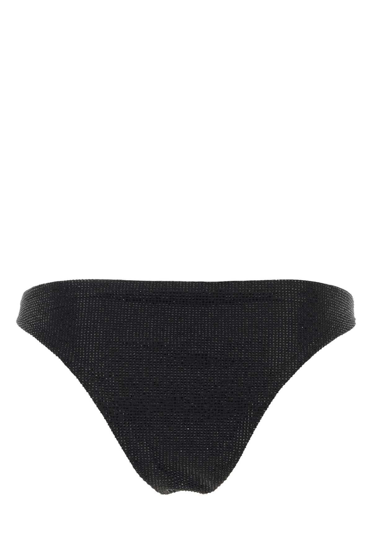 Prada Women Black Stretch Re-Nylon Bikini Bottom - 2