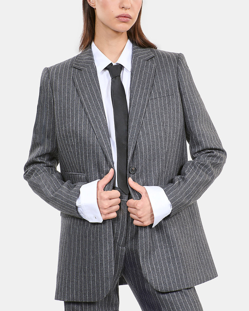 STRIPED SUIT JACKET 4