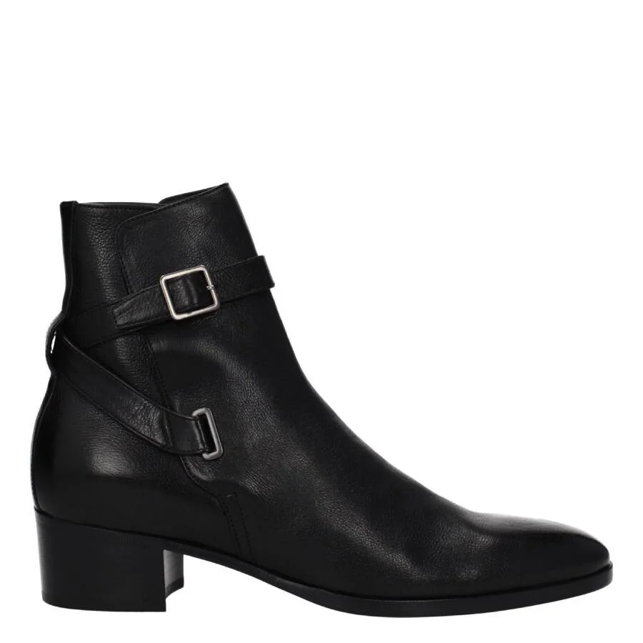Saint Laurent Dorian Jodhpur Leather Boots - 1