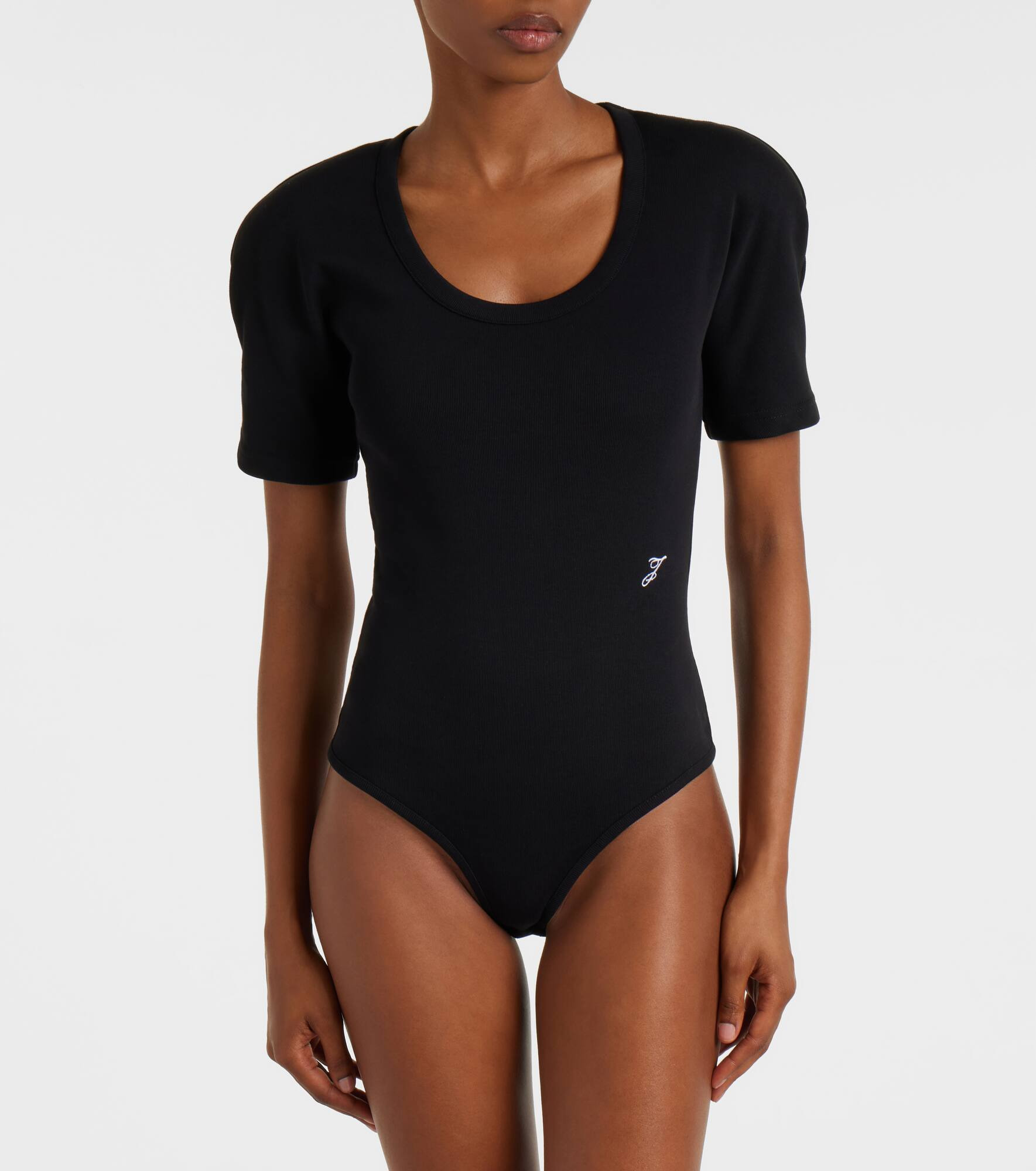 Embroidered cotton bodysuit - 3