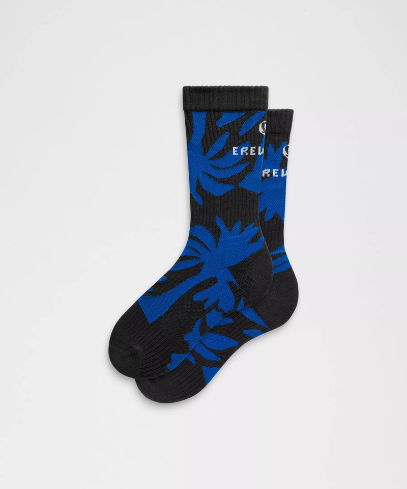 Palm Jacquard Crew Socks *Erewhon 1