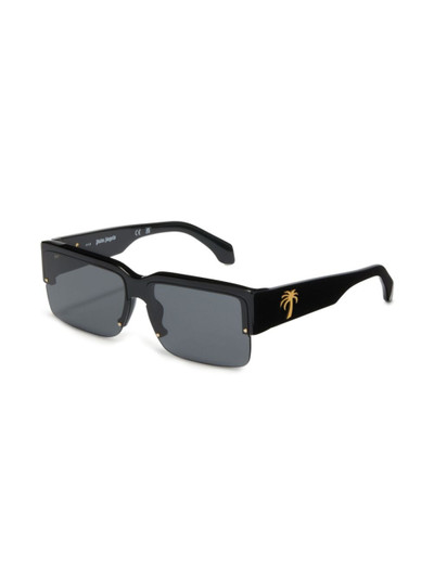 Palm Angels Drain rectangle-frame sunglasses outlook