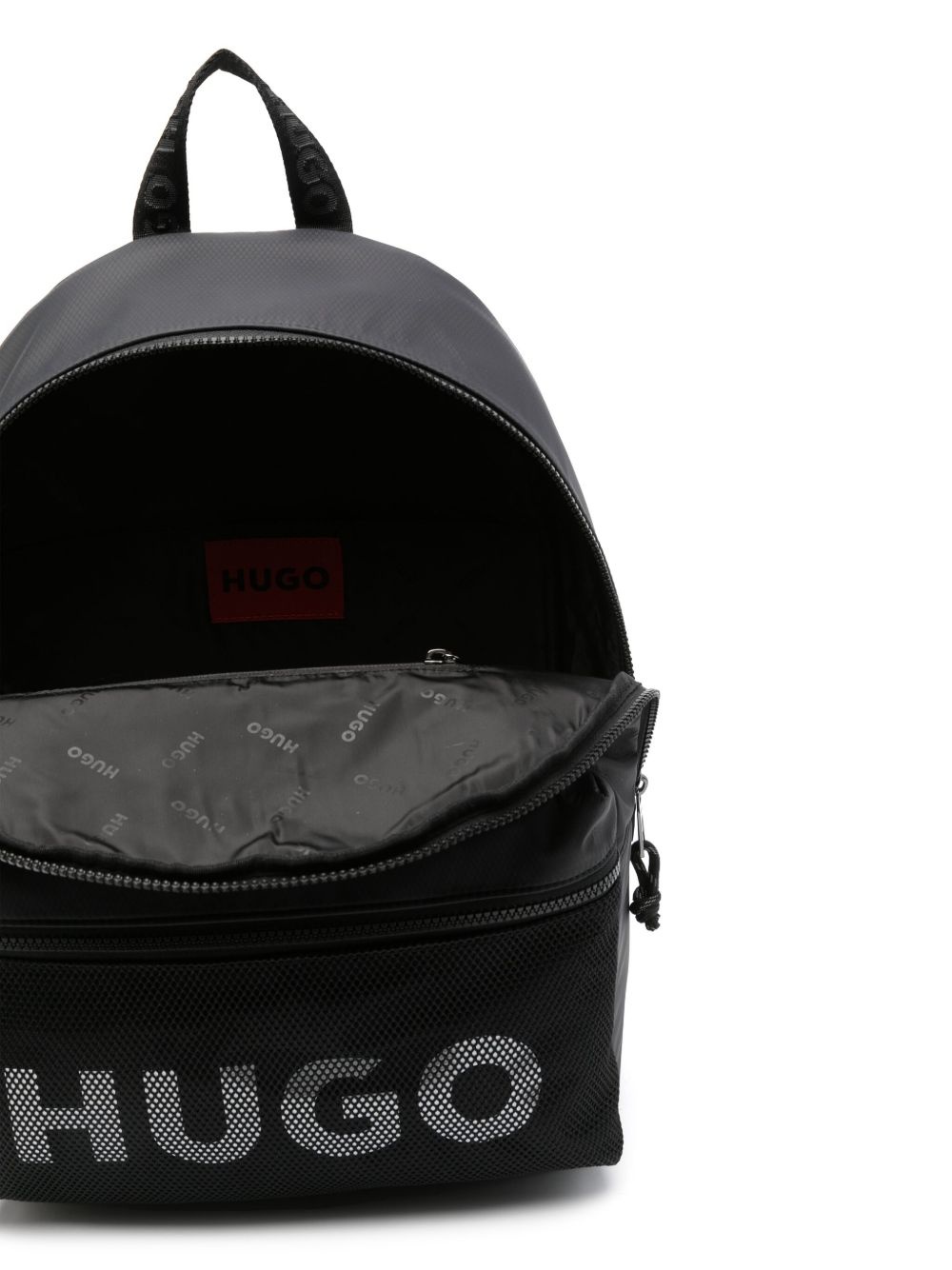 logo-print backpack - 5