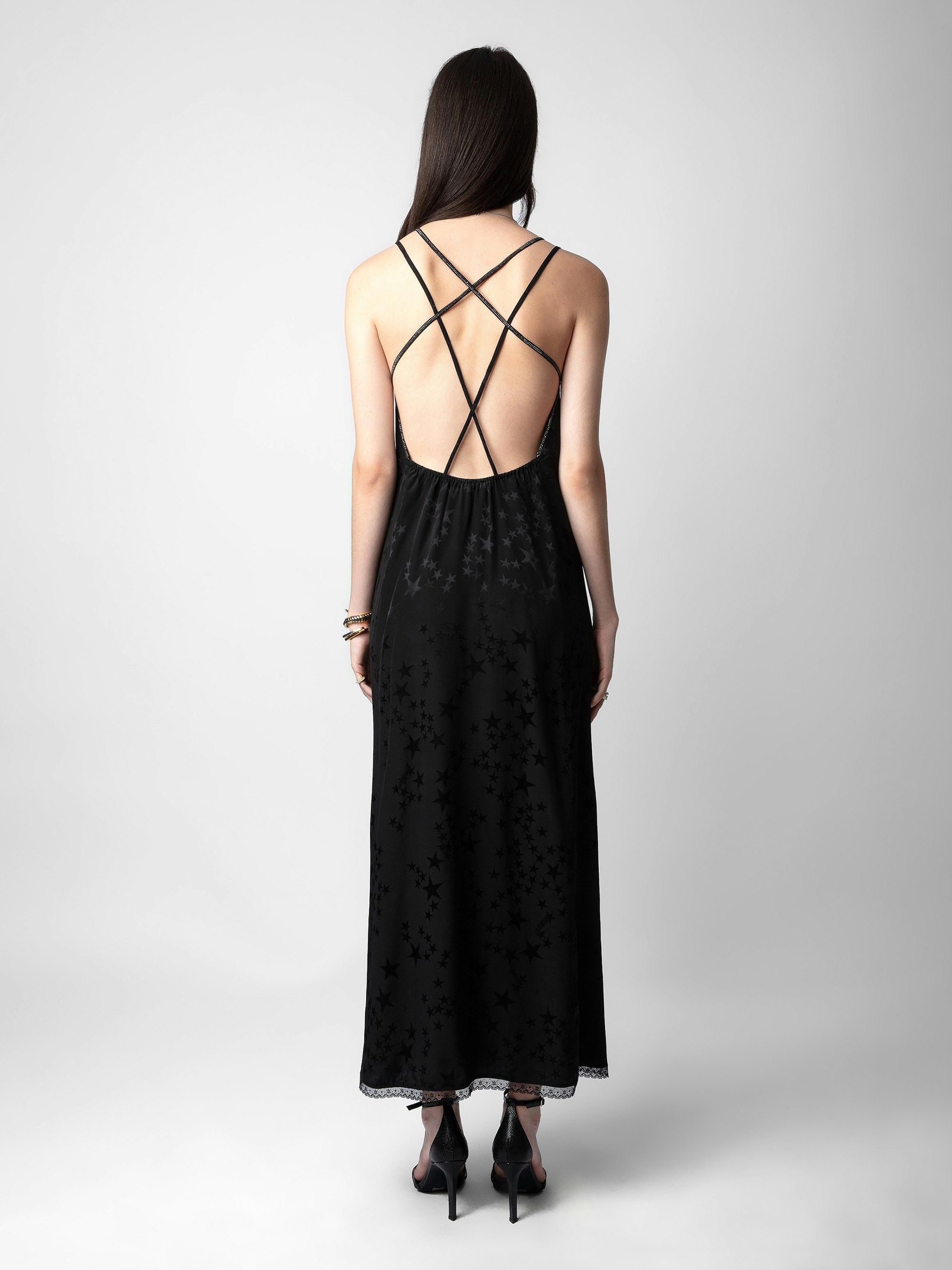 Rohal Silk Jacquard Dress - 3