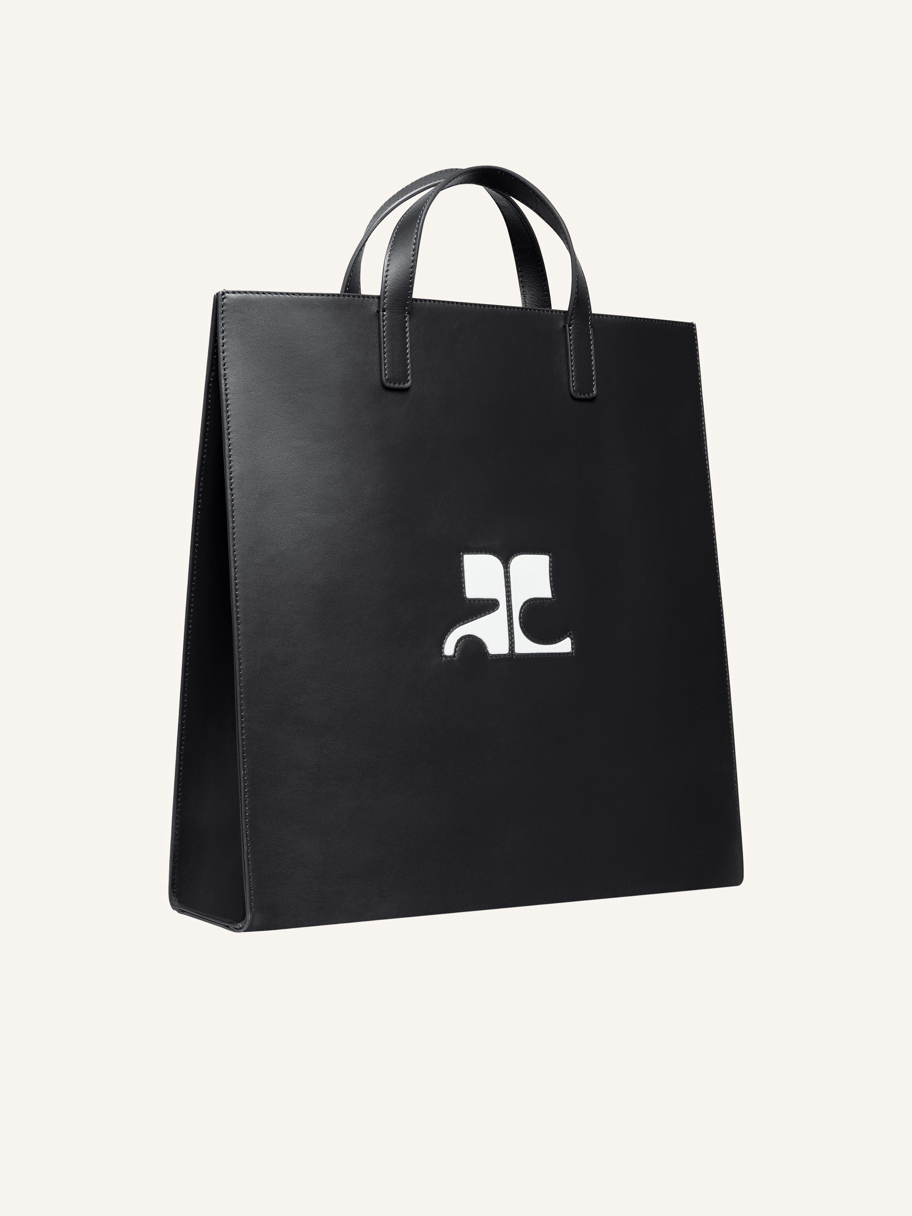 REEDITION LEATHER TOTE BAG - 2