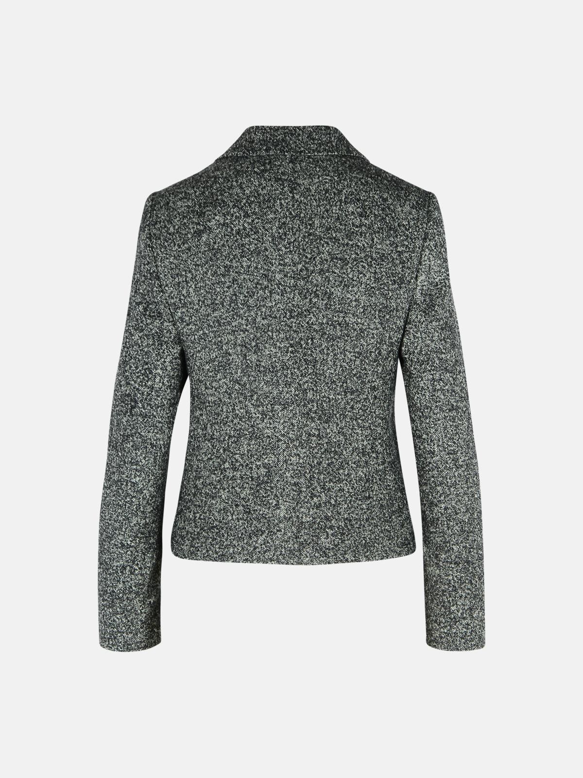 TWO-TONE VIRGIN WOOL BLEND JACKET - 3