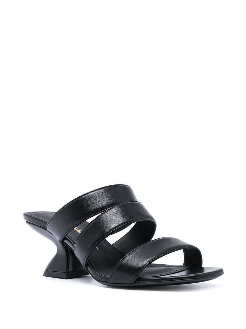 FERRAGAMO Steffie 60mm chunky-heel mules outlook