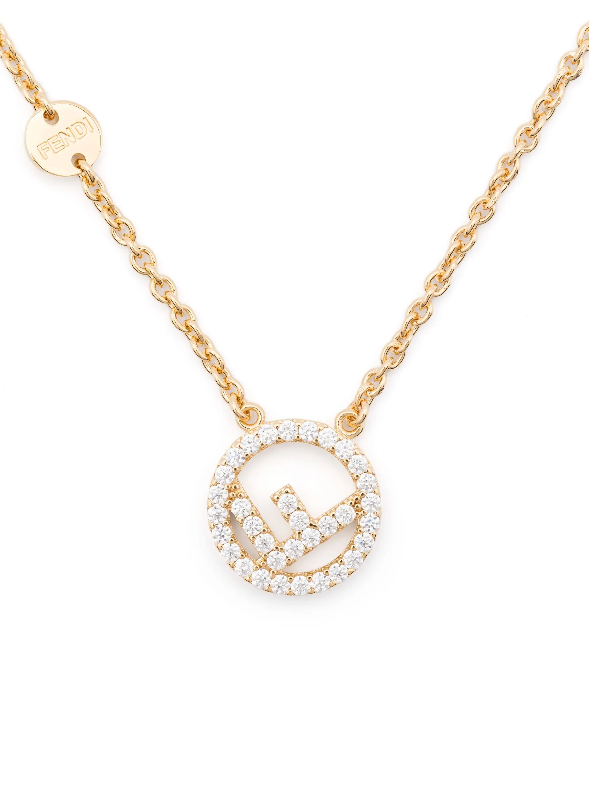 Fendi Crystal-embellished Necklace - 3
