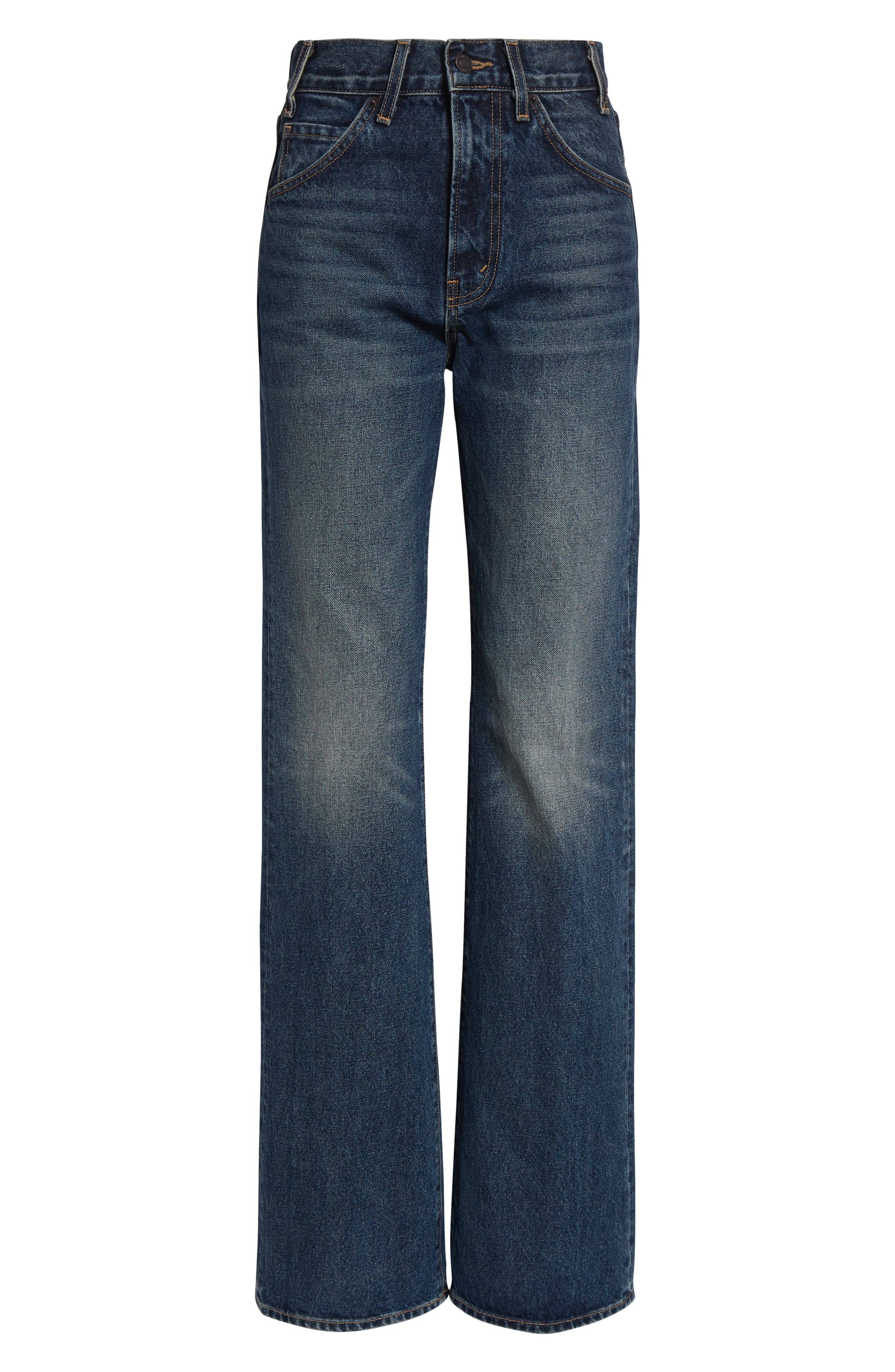 Nili Lotan Joan High Waist Jeans in Simon Wash at Nordstrom - 6