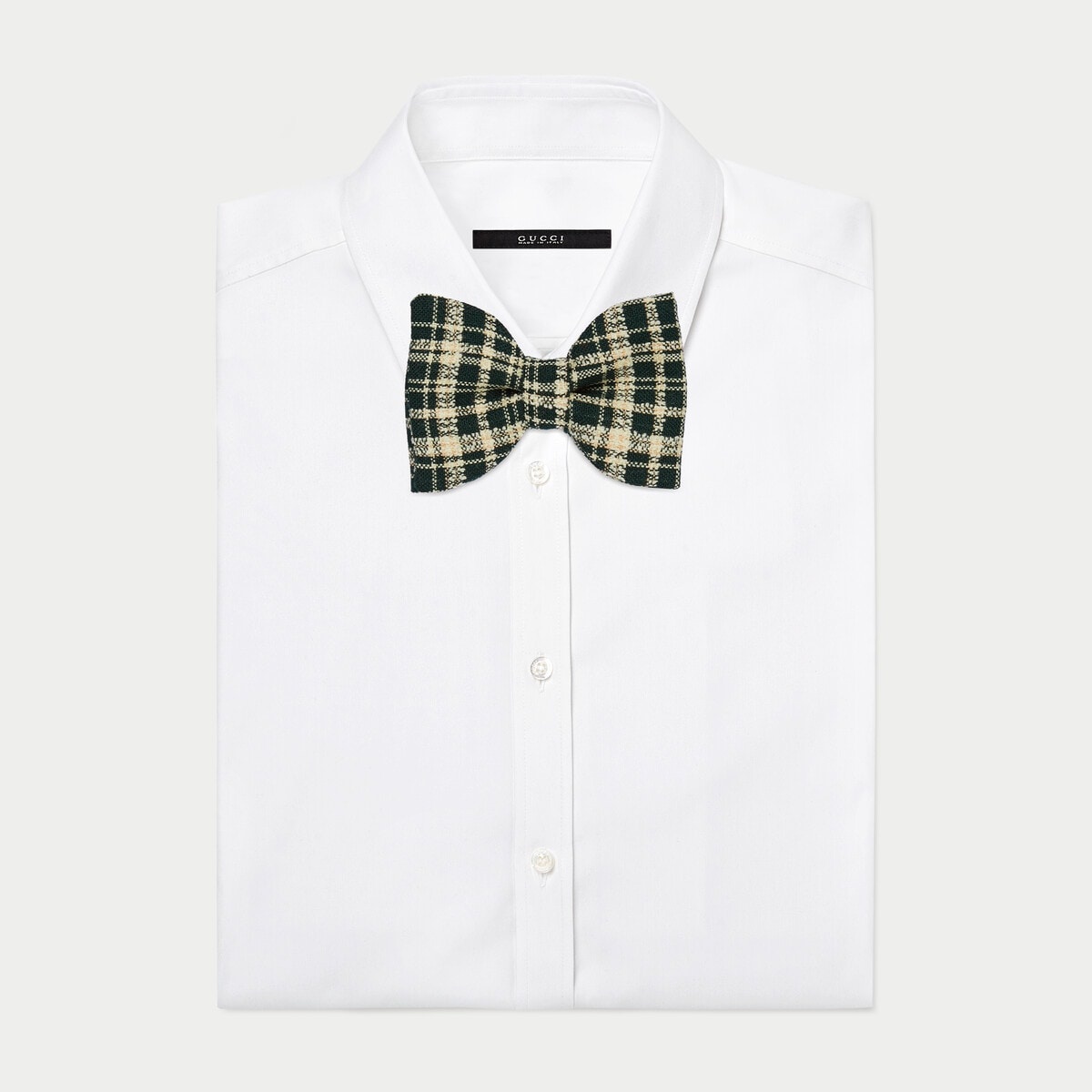 Gucci HA HA HA check bow tie - 2