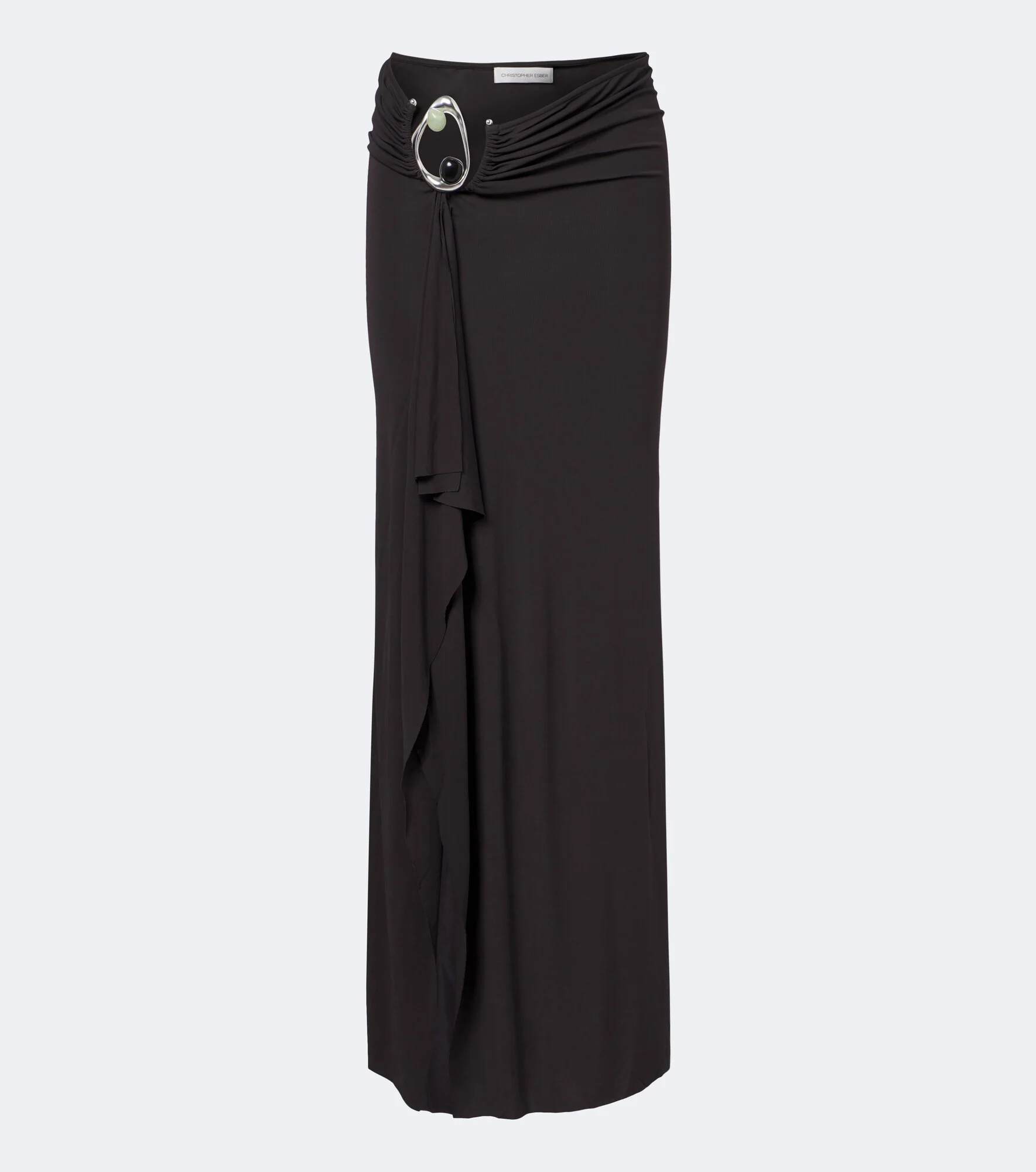 Orica Crystal gathered jersey maxi skirt - 1