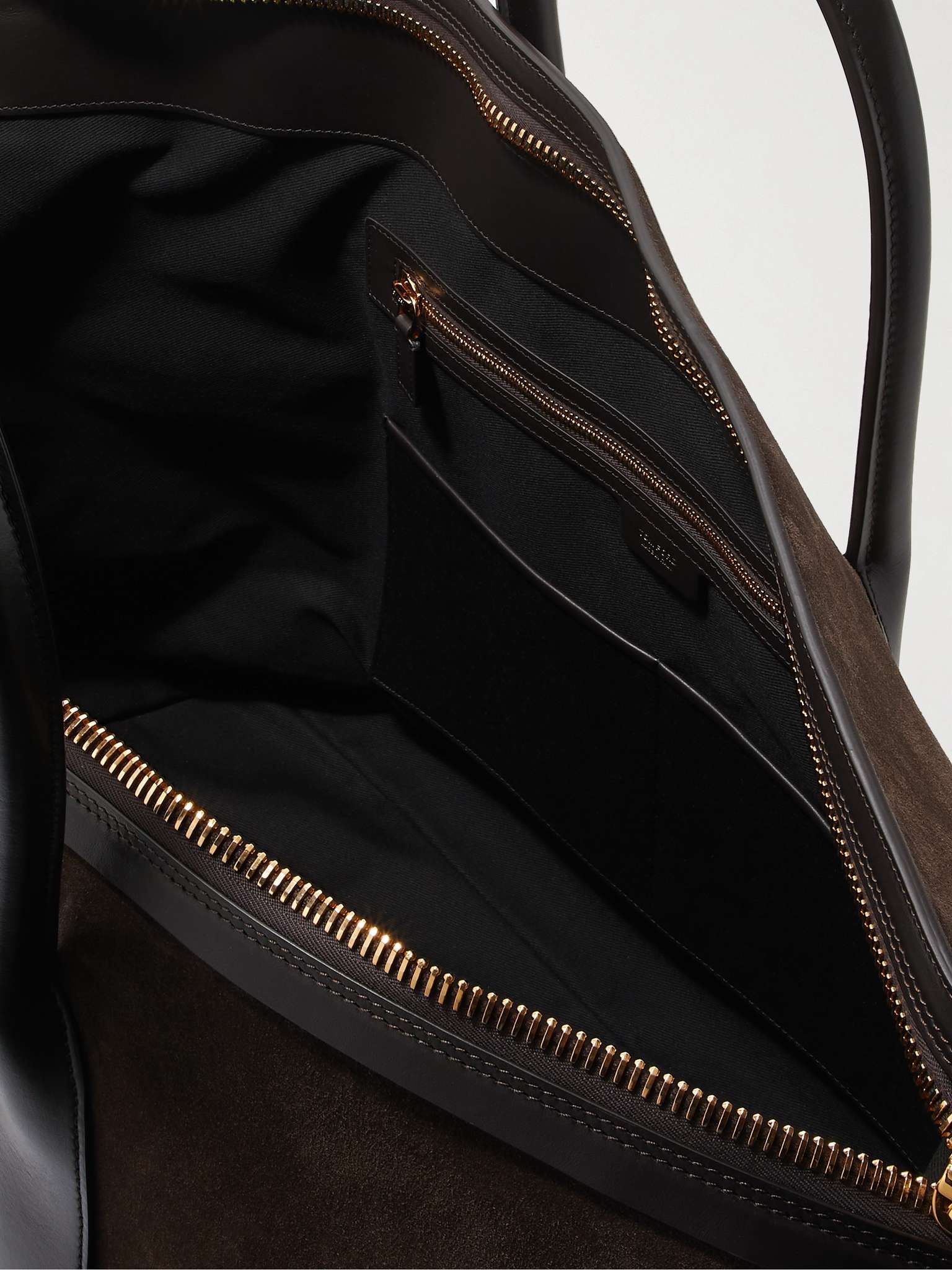 Buckley Leather-Trimmed Suede Tote Bag - 3