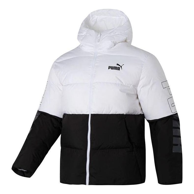 Puma Colorblock Puffer Jacket 'Black' 678720-02 - 1