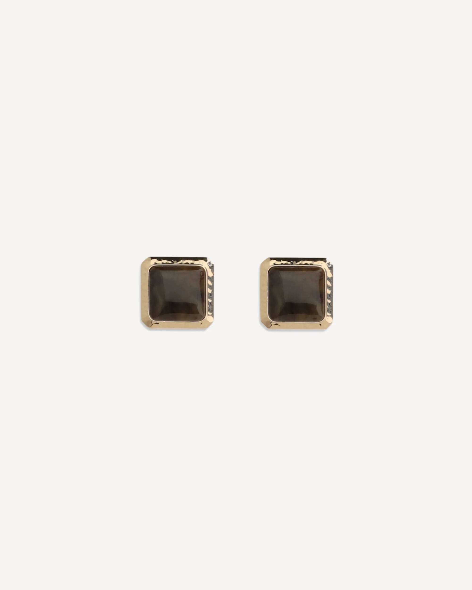 Square Enamel Earrings - 1